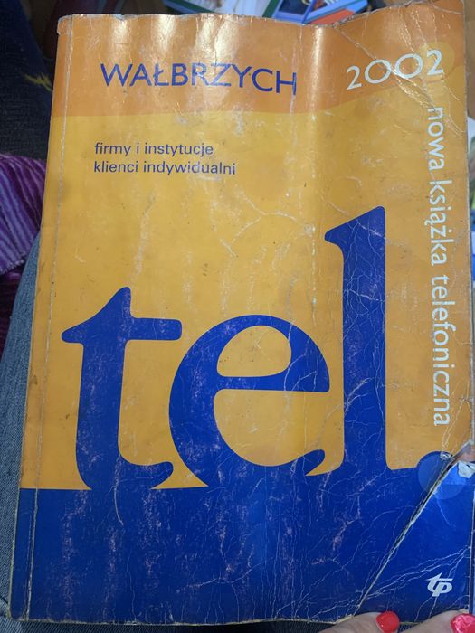 Książka telefoniczna 2002 rok wałbrzych i okolice