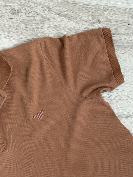 Чоловіче поло Armani (коричневе) L