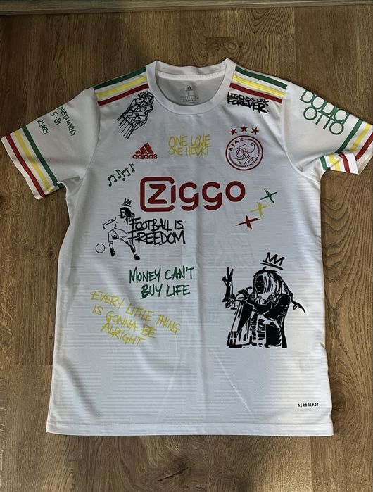 Koszulka Ajax Amsterdam Bob Marley Biała