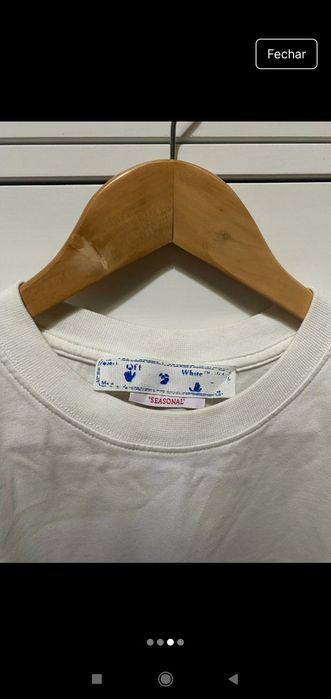 T-shirt branca Off-white