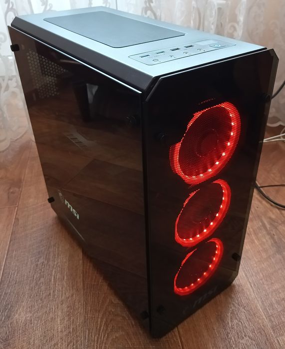 Мощный игровой компьютер ПК 12ядер / 16GB DDR4/ RX580 / SSD