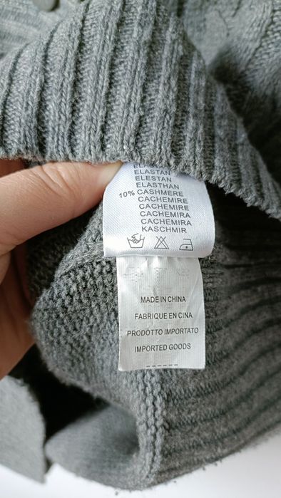 Kamizelka damska bezrękawnik pulower wełniana wełna wool oversize