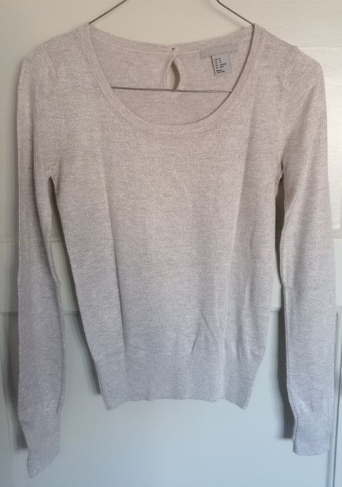 Camisola malha metalizada