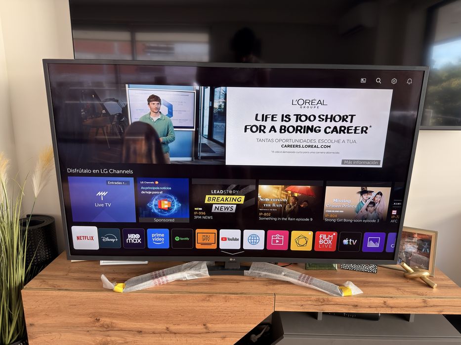 Smart TV LG UHD 55 com AI