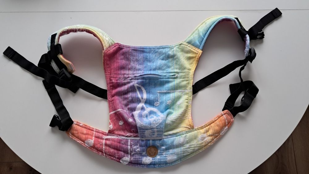 Nosidło nosidełko dla lalek Lennylamb jak nowe 2 sztuki