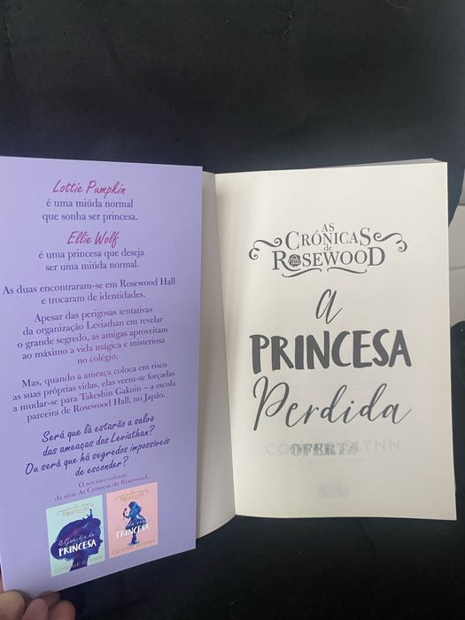 Livro “ A  Princesa Perdida” - As Crónicas de Rosewood”
