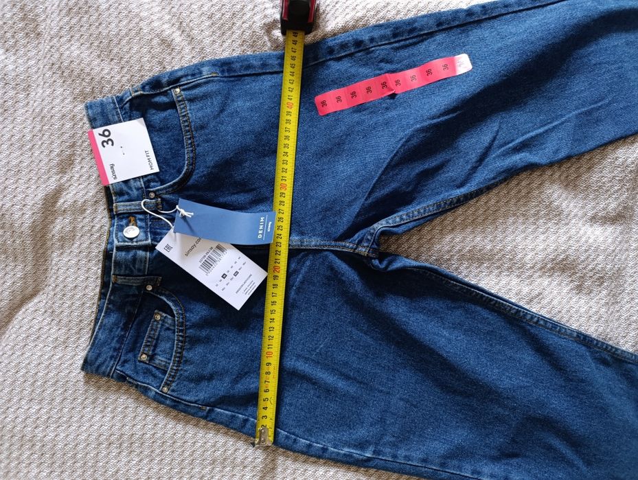 Джинси темно сині MOM FIT