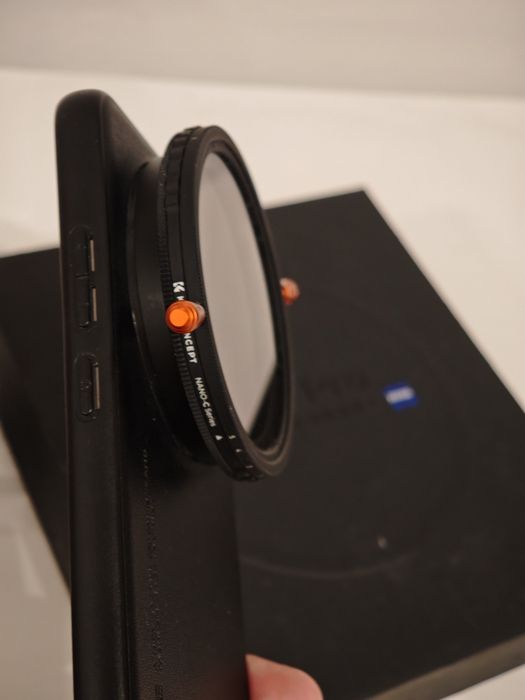 Vivo x200 pro como novo na caixa com filtro ND variável da K&F  e capa com rosca de filtro .
