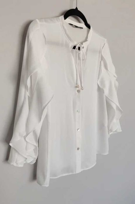 Elegancka biała bluzka Zara