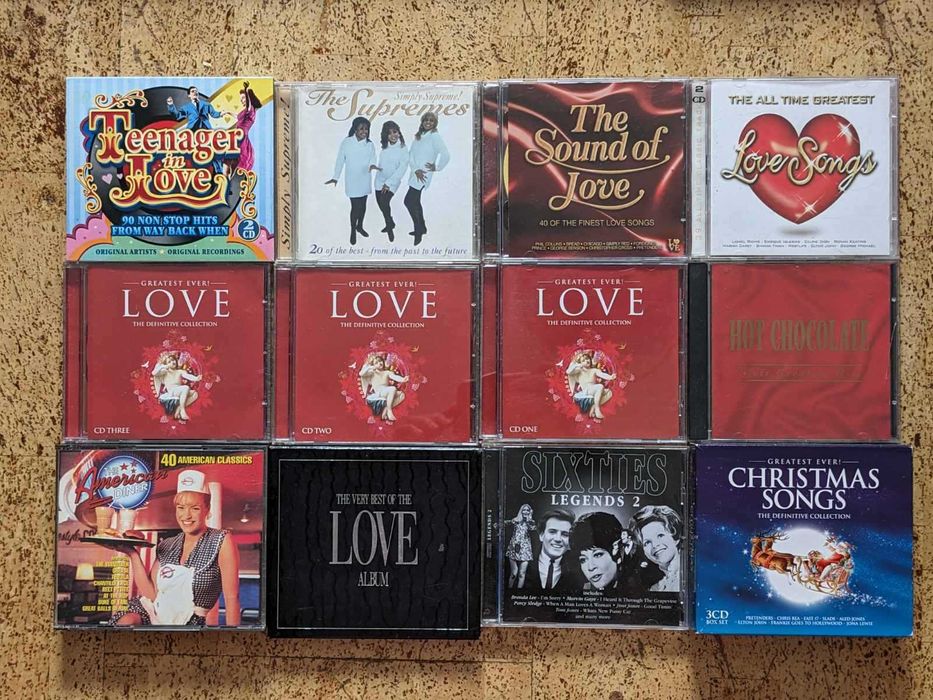 CD диски Roy Obrison, Elvis Presley, Johnny Cash, Buddy Holly, Supreme