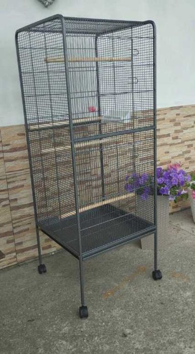 DUŻA KLATKA DLA PTAKÓW PAPUG klatka woliera duża na kółkach nowa