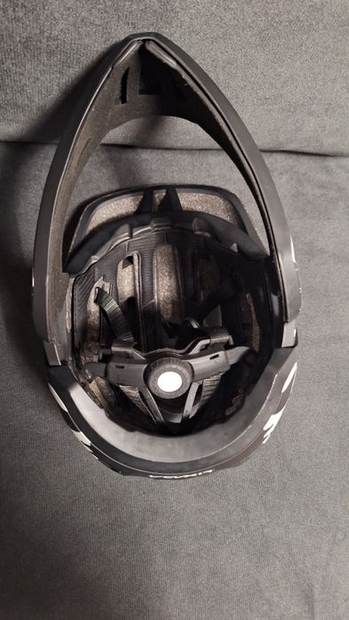 Kask Full face czarno-Biały