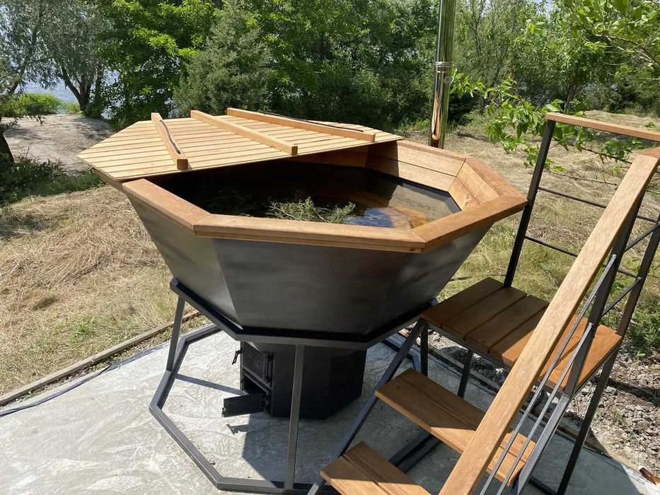 ‼️ Карпатський Чан на дровах, купель для бані, джакузі ВІД ВИРОБНИКА‼️