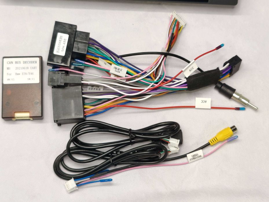 Rádio BMW E39 Android 13 WiFi GPS Novo com Garantia Ecrã 9 Polegadas