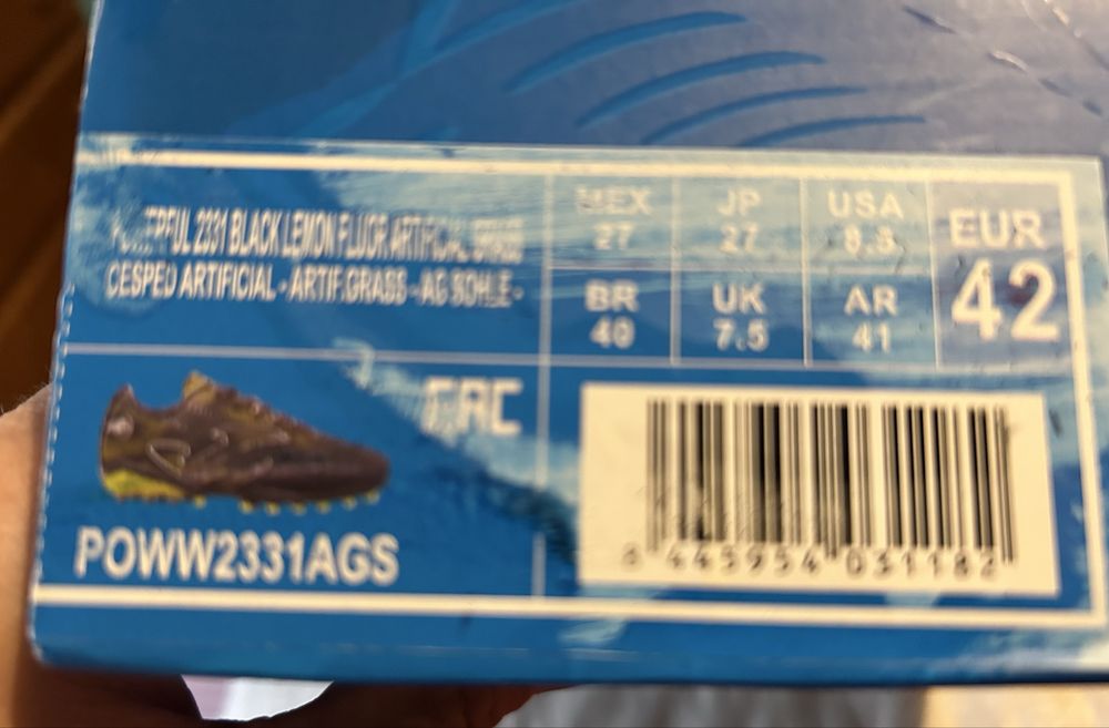 Chuteiras da Joma Novas en caixa