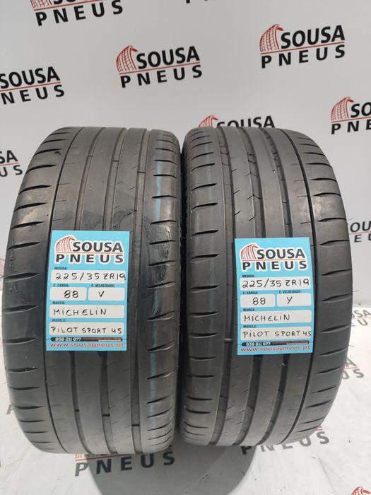 2 pneus semi novos 225-35R19 Michelin - Oferta dos portes