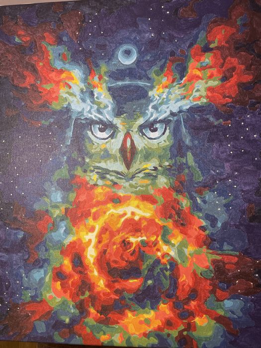 Продам картину по номерам, готовую