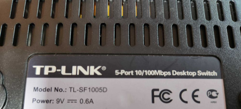 Switch TP-Link TL-SF1005D - 5 Portas 10/100 Mbps64861596210049122