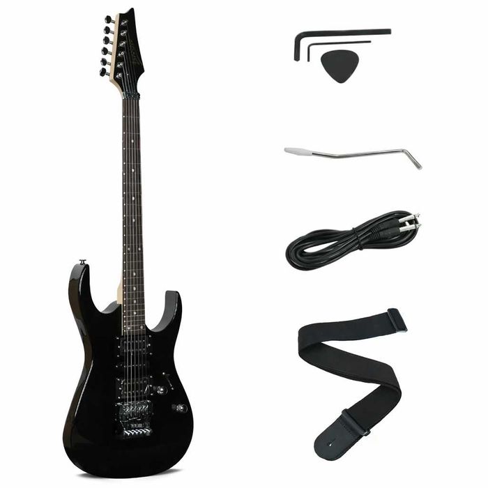 Електрогітара Deviser L-G5 BK +Комбопідсилювач 20 Ви +повний комплект