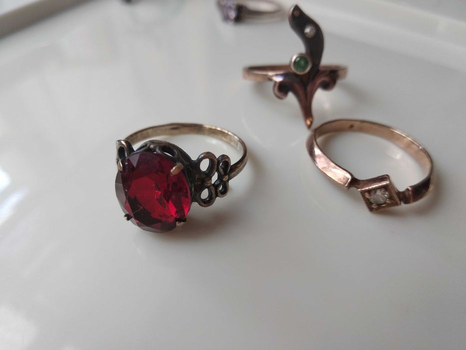 Срібні каблучки радянський вінтаж