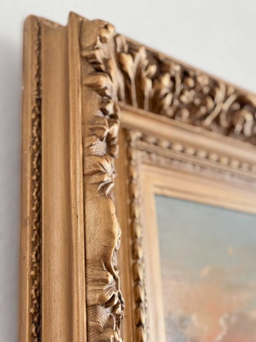 Pintura família Henri Desfontaines Barbizon | século XIX