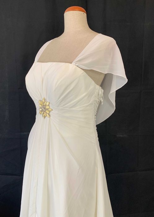 Wyprzedaż Outlet Nowa Suknia Ślubna Klasyczna 42 XL lekka szyfonowa