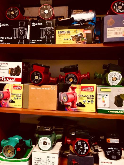 Циркуляционный насос EUROAQUA,GRUNDFOS,DAB,WILO.