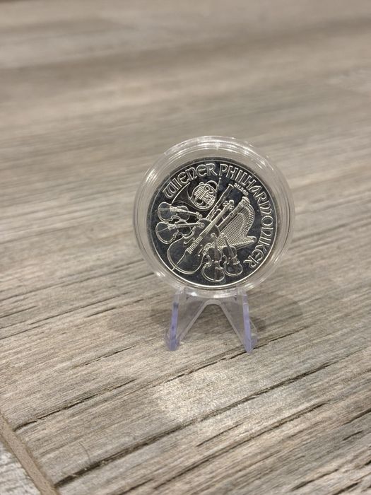 Срібна інвестиційна монета "Віденська філармонія" 999,9 проба, 1 oz