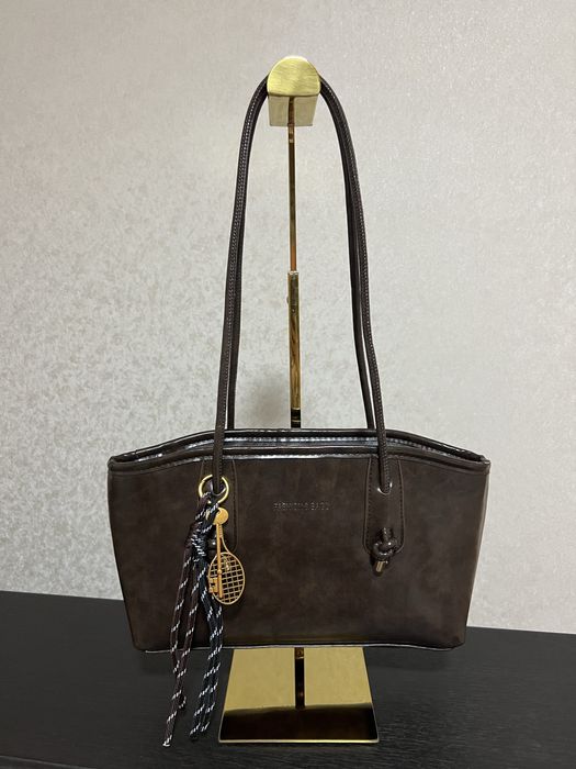 Сумка/колір насичений Коричневий!