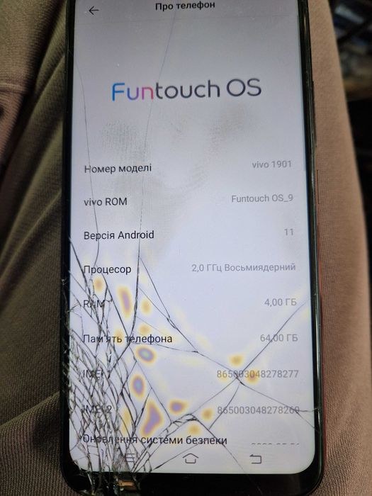 Разбор vivo y11, y15, y20, y31, y91