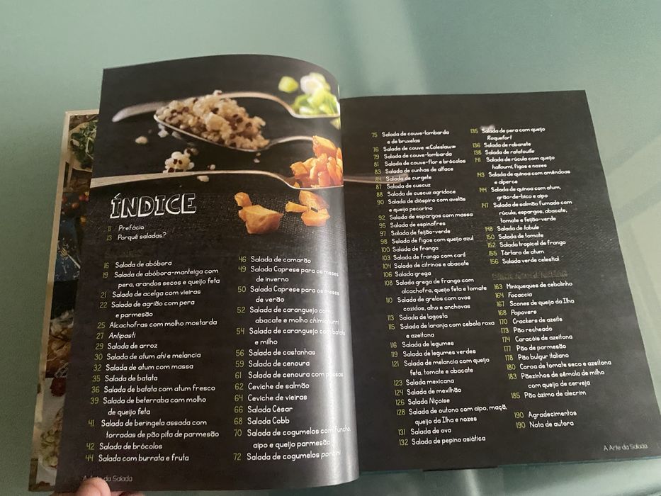 Livro “A Arte da Salada” de Julie Deffense