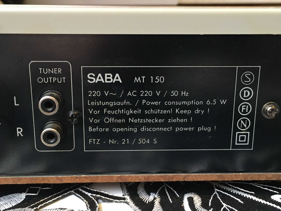 Tuner SABA MT-150