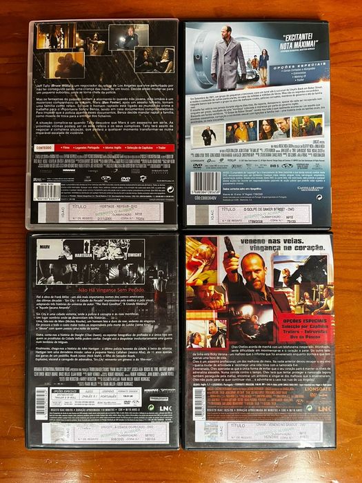 Conjunto 16 DVDs - 50€ / DVDs individuais - 4€