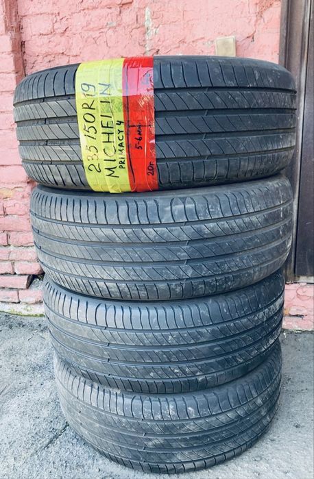 235 50 19 michelin primasy 4 лето 4 штуки протектор 70/75%