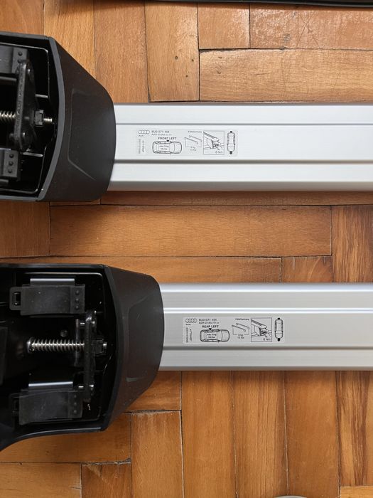 Багажні поперечки Audi Q3 — під бокс/велокріплення • Оригінал