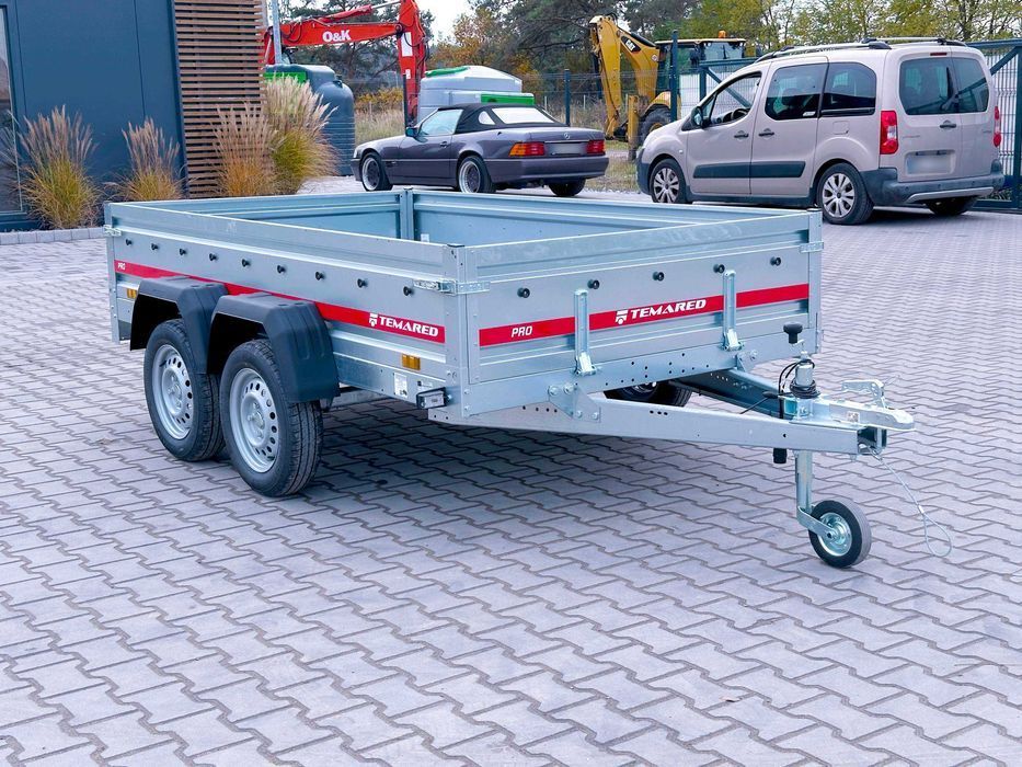 Burty stalowe, 264x150 cm, otwierany przód i tył - Temared PRO 2615/2