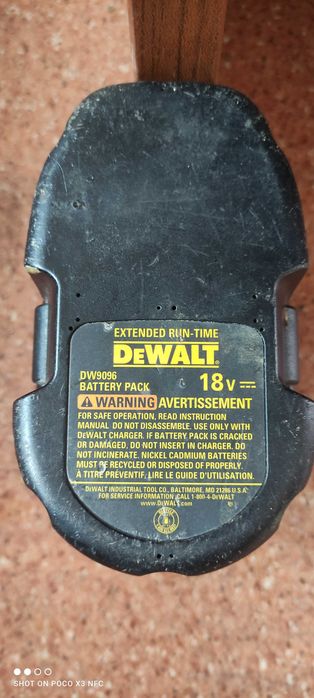 Bateria, akumulator DeWALT DW9096