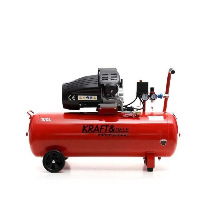 KOMPRESOR OLEJOWY sprężarka 100L 2TŁOKI 3KW 230V KD1480