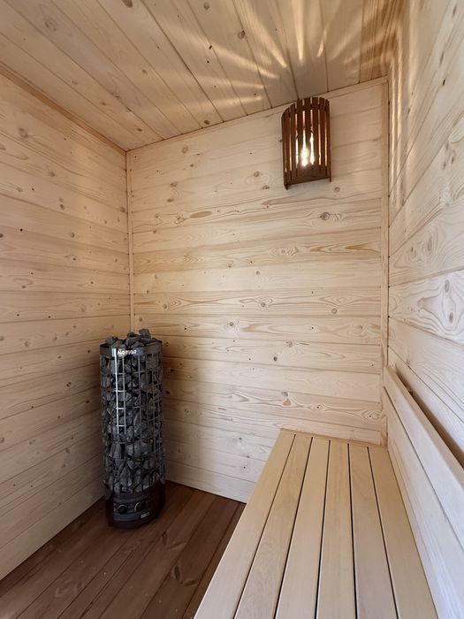 sauna zewnętrzna ocieplona