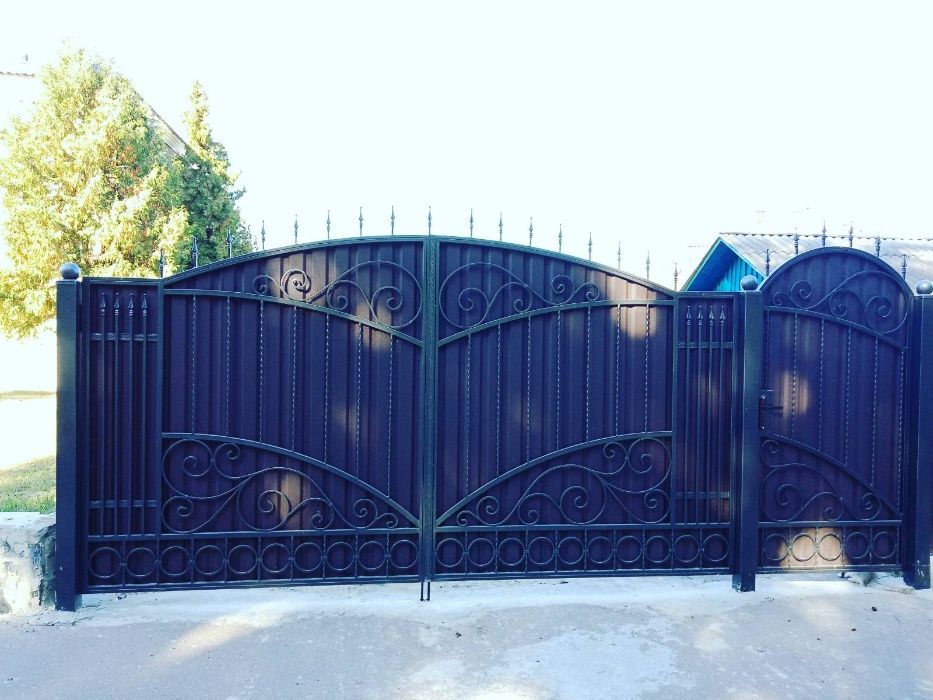Кованi ворота. Кованые ворота, заборы. - Готові конструкції Коростень ...