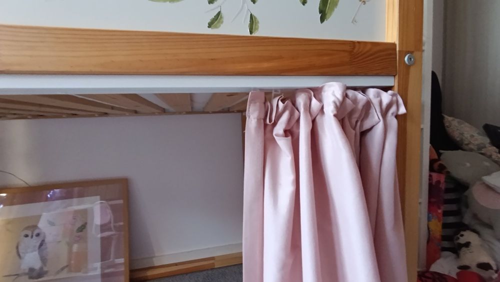 Łóżko Ikea KURA + dodatki, stan bardzo dobry