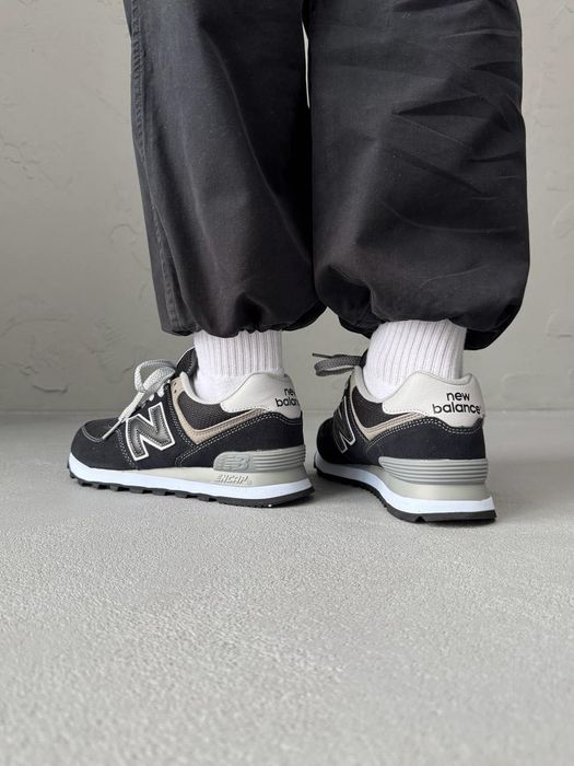 ХІТ СЕЗОНУ! New Balance 574 Legacy Black/Grey 36 37 38 39 40 41 нб ню беланс легасі чорні сірі
