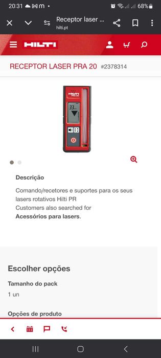 Receptor Hilti PMA 31