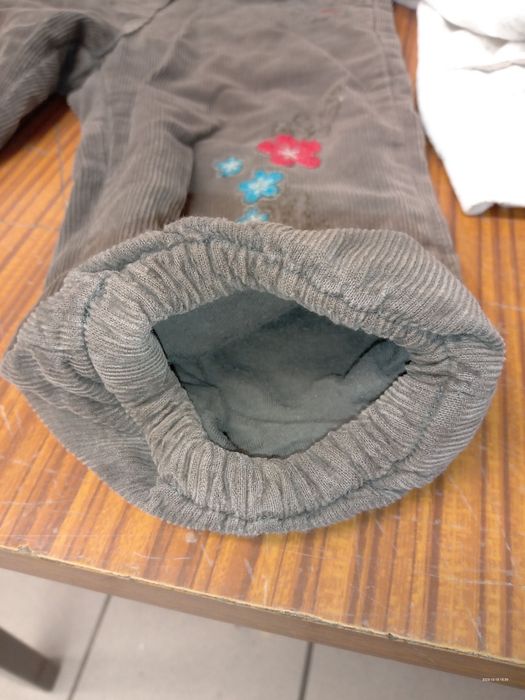 Ocieplane spodnie bluza 86cm