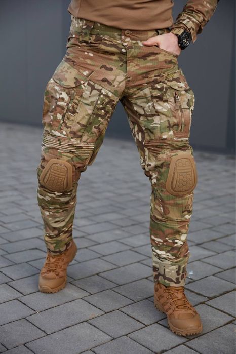 Штани тактично-польові з наколінниками G4 Nyco Tex мультикам/піксель