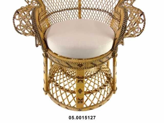 Cadeira Pavão Castanho 90X62X132 cm