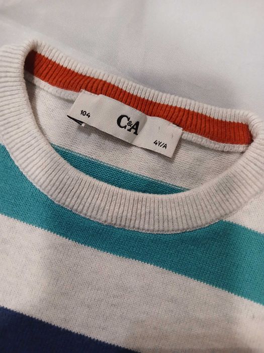 Sweter w paski 104 C&A