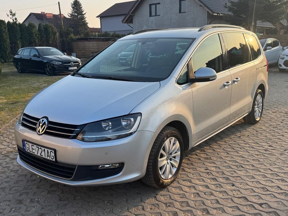 Volkswagen Sharan 7 osobowy, webasto, bezwypadkowy, manual, hak