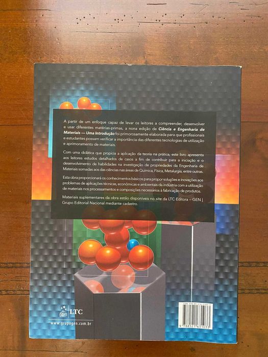 Ciência e Engenharia de Materiais | Livro Ciência de Materiais
