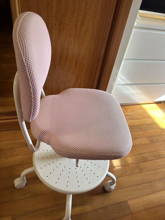 Cadeira Secretaria Ikea Rosa